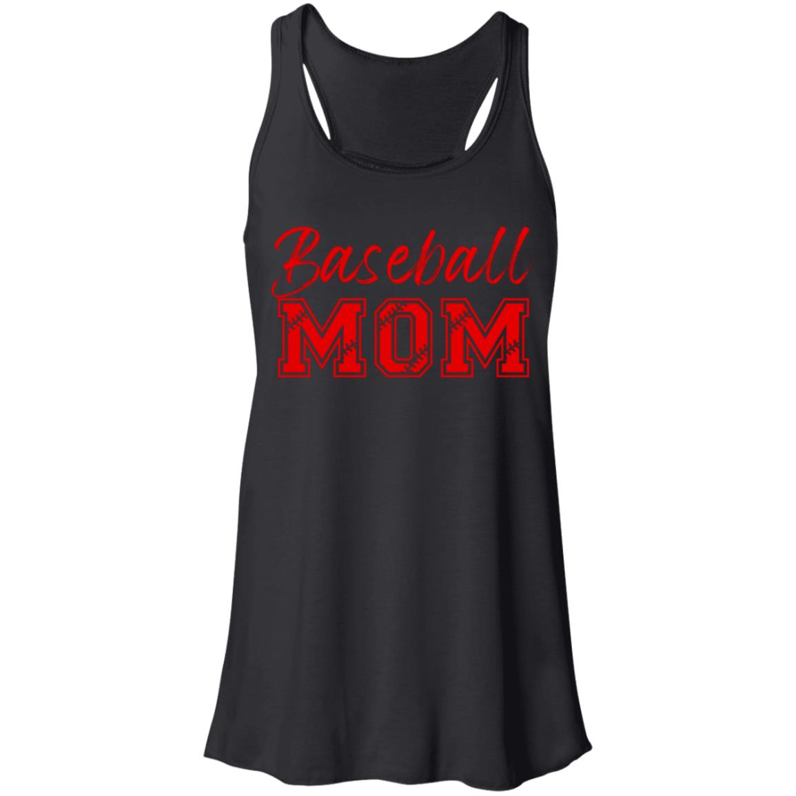 Baseball Mom B8800 Flowy Racerback Tank