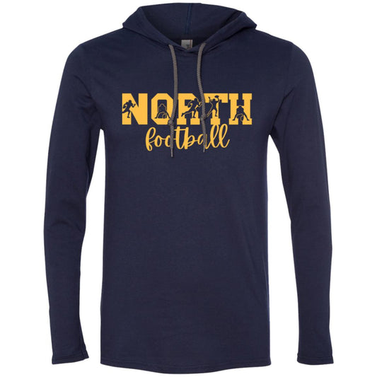 North Football 987 Gildan LS T-Shirt Hoodie