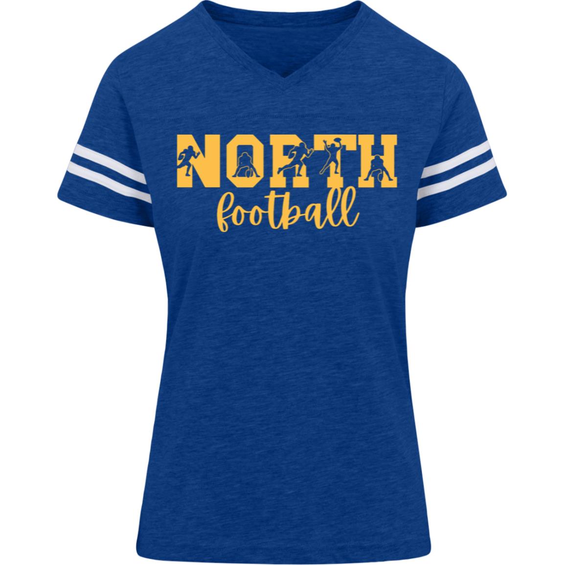 North Football 3537 LAT Womens Football Tee