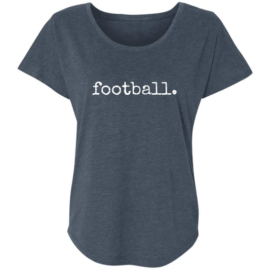 football. NL6760 Ladies' Triblend Dolman Sleeve