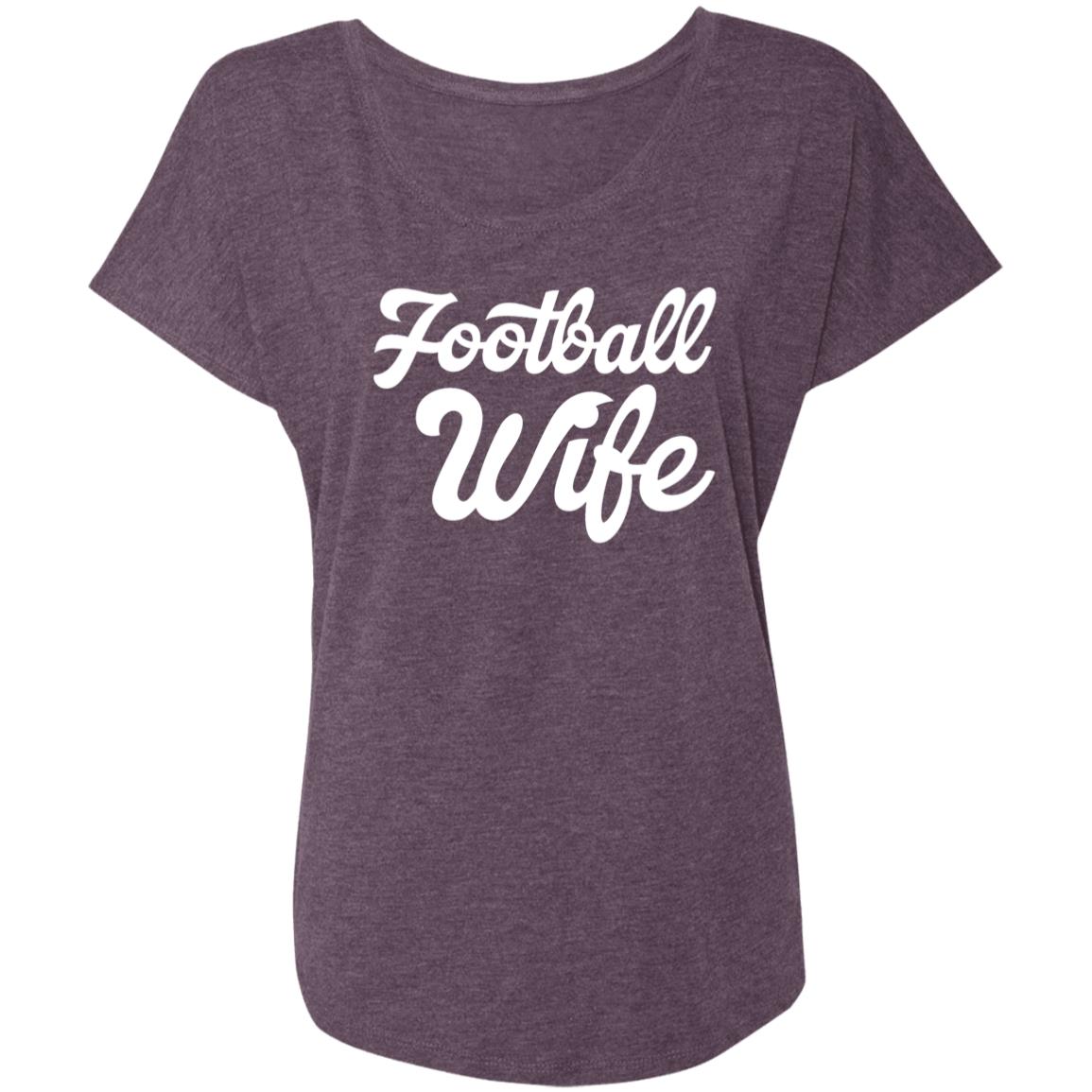 Football Wife NL6760 Ladies' Triblend Dolman Sleeve