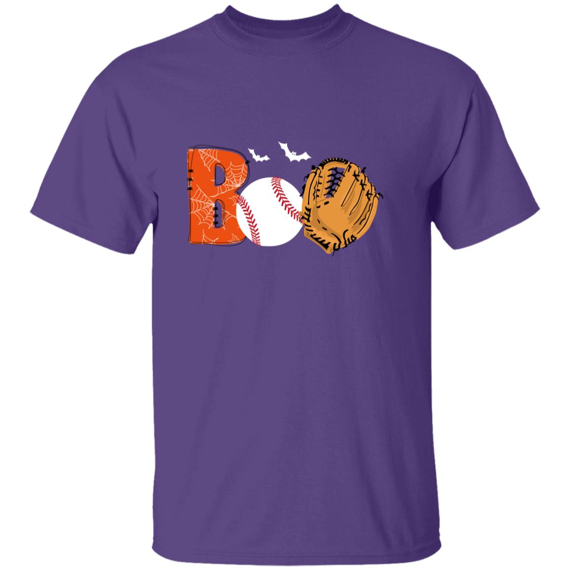 Boo Baseball G500B Youth 5.3 oz 100% Cotton T-Shirt