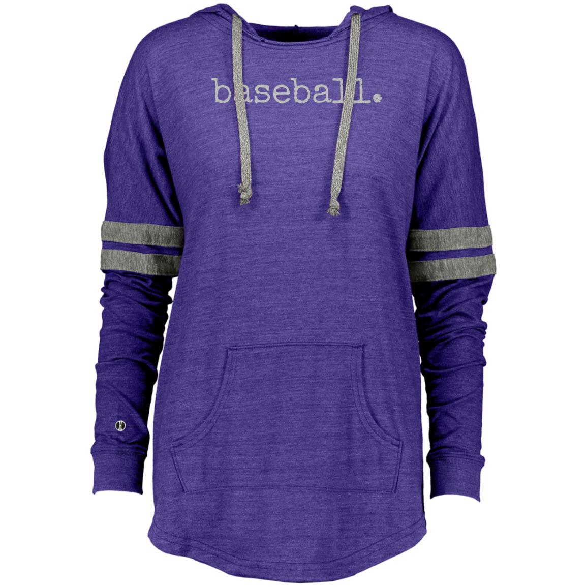 baseball. 229390 Ladies Hooded Low Key Pullover