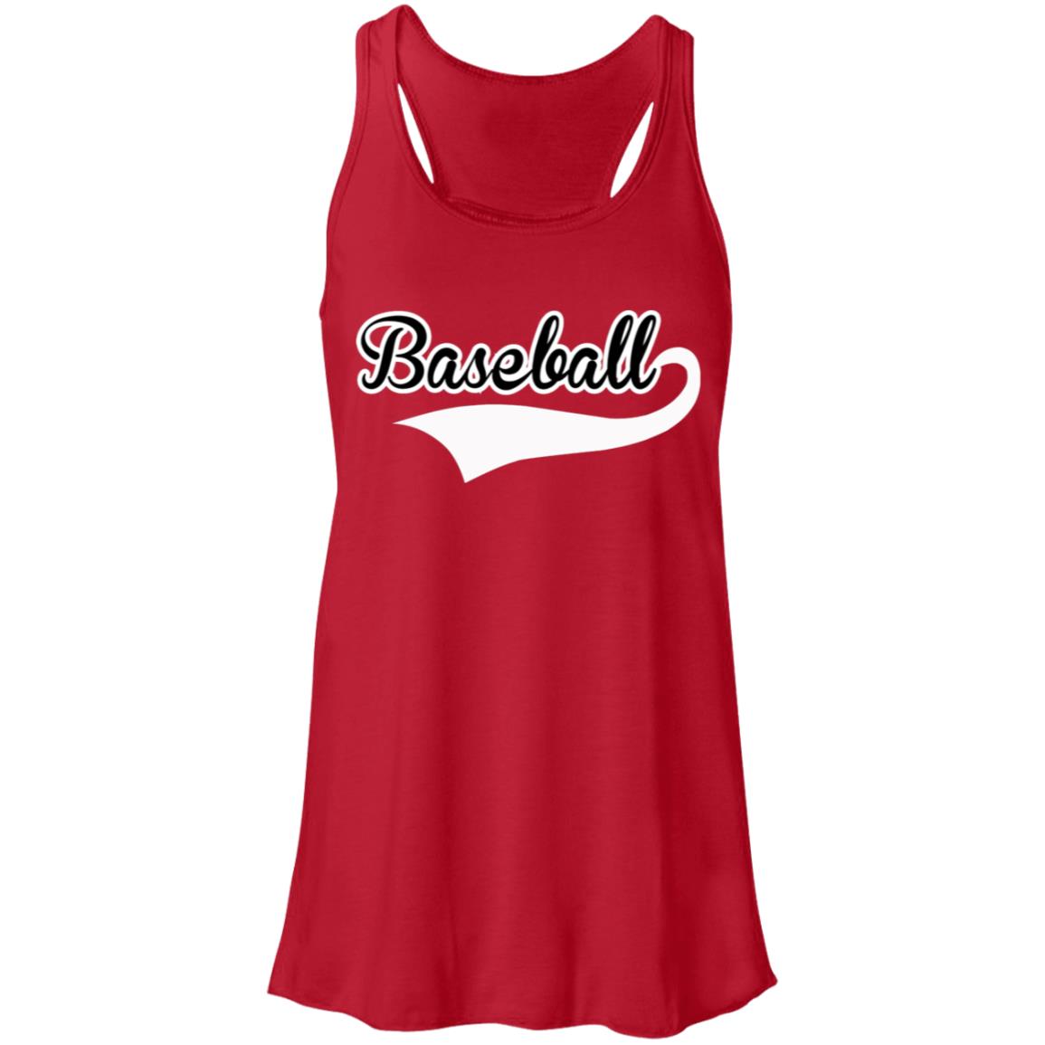 Baseball Swoosh B8800 Flowy Racerback Tank