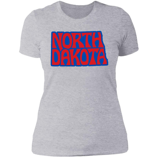 North Dakota State Shape NL3900 Ladies' Boyfriend T-Shirt