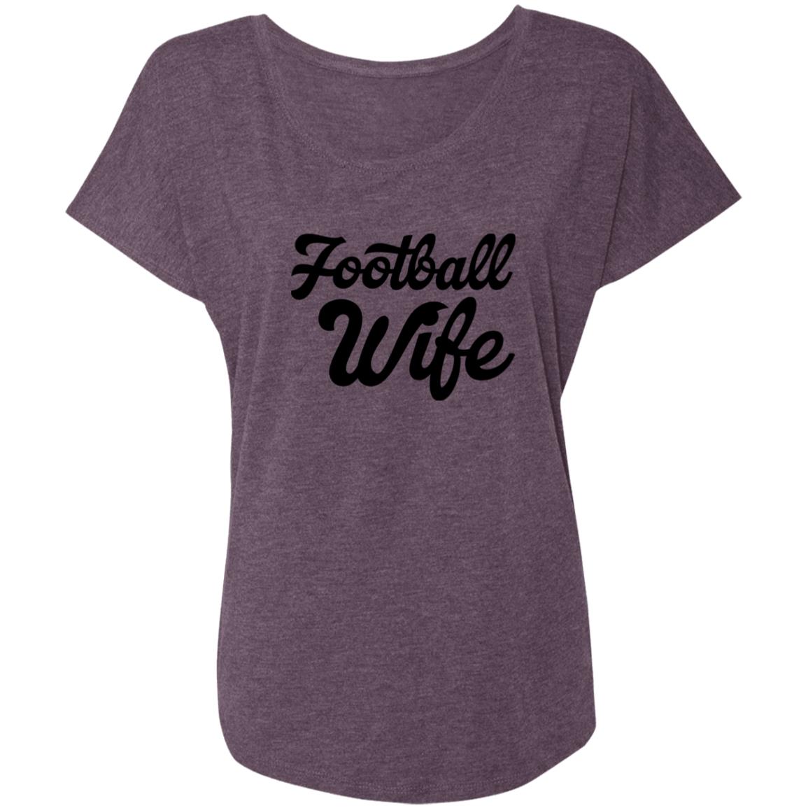 Football Wife NL6760 Ladies' Triblend Dolman Sleeve