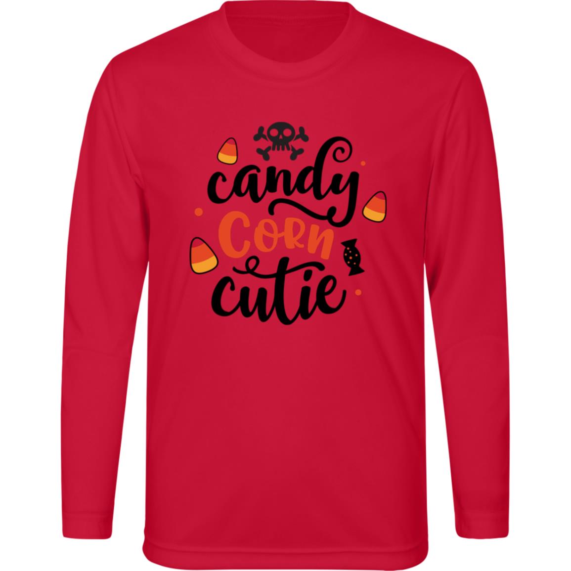 Candy Corn Cutie TT11YL Team 365 Kids Zone Long Sleeve Tee