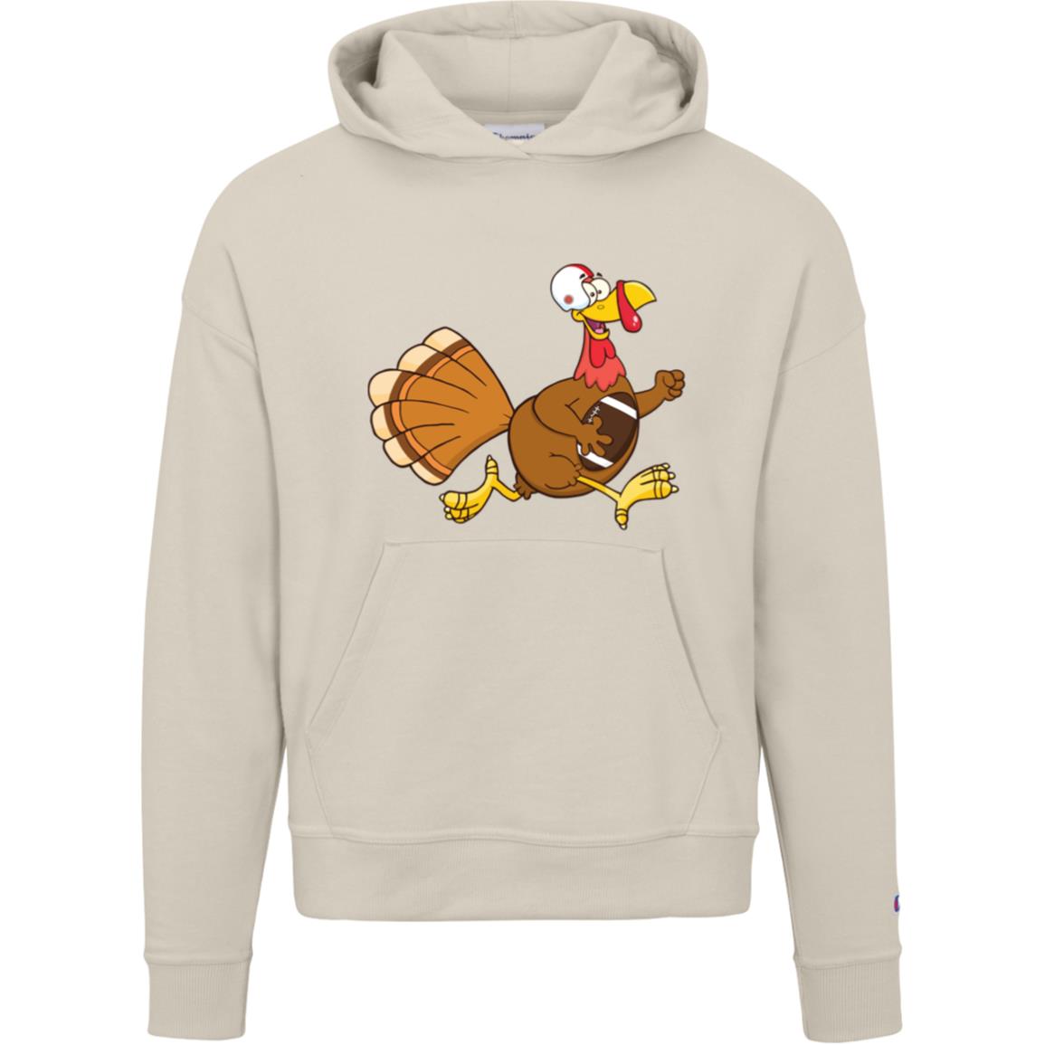 Turkey Running Football S760 Champion Womens Powerblend Hoodie