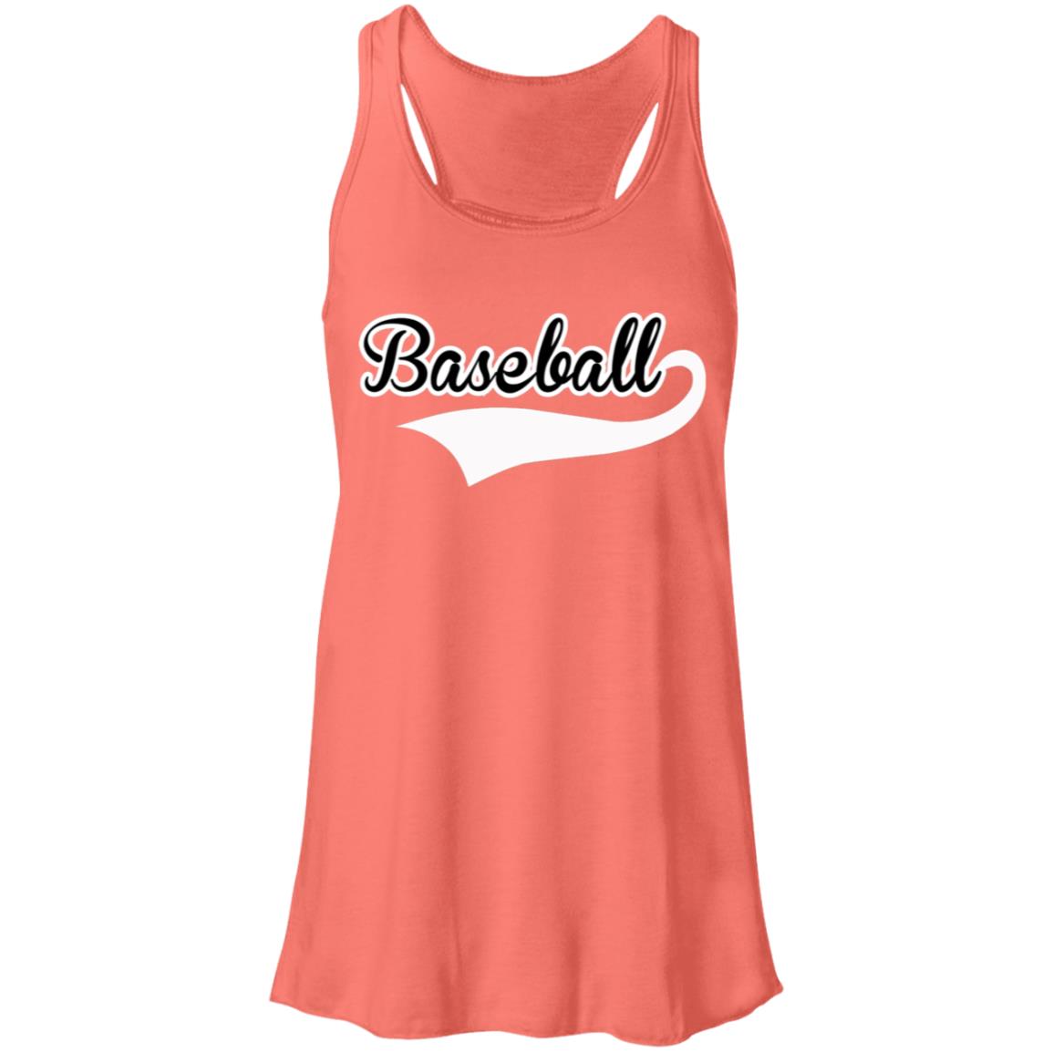 Baseball Swoosh B8800 Flowy Racerback Tank