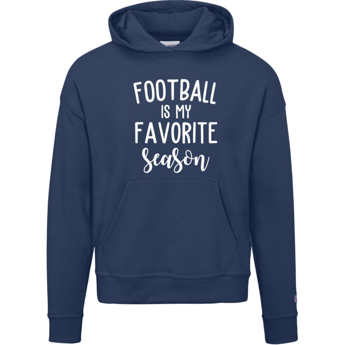 Football is my favorite season S760 Champion Womens Powerblend Hoodie