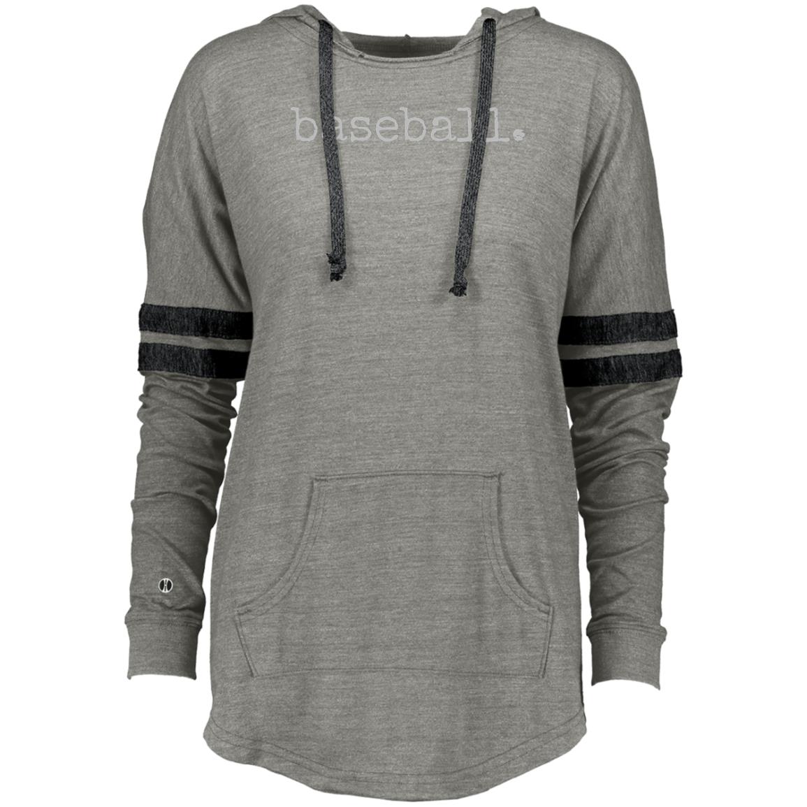 baseball. 229390 Ladies Hooded Low Key Pullover