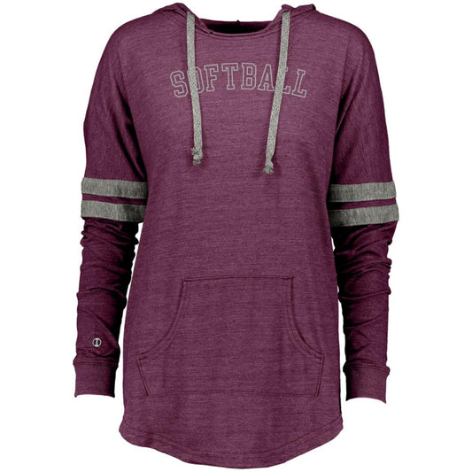 SOFTBALL Ladies Hooded Low Key Pullover