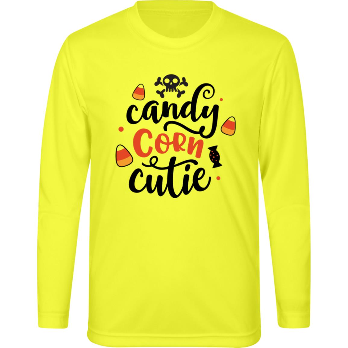 Candy Corn Cutie TT11YL Team 365 Kids Zone Long Sleeve Tee