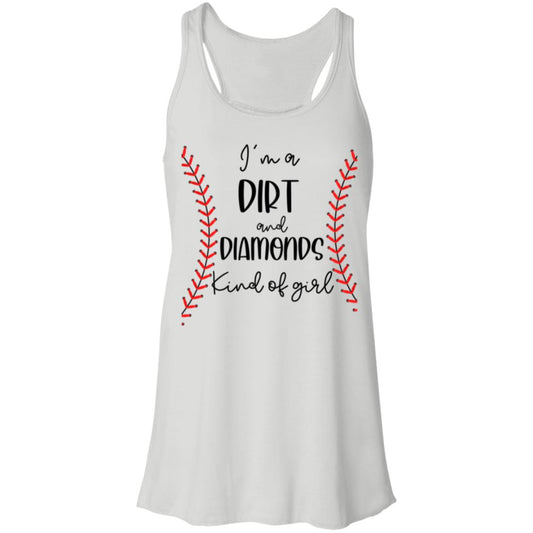 Dirt & Diamonds B8800 Flowy Racerback Tank