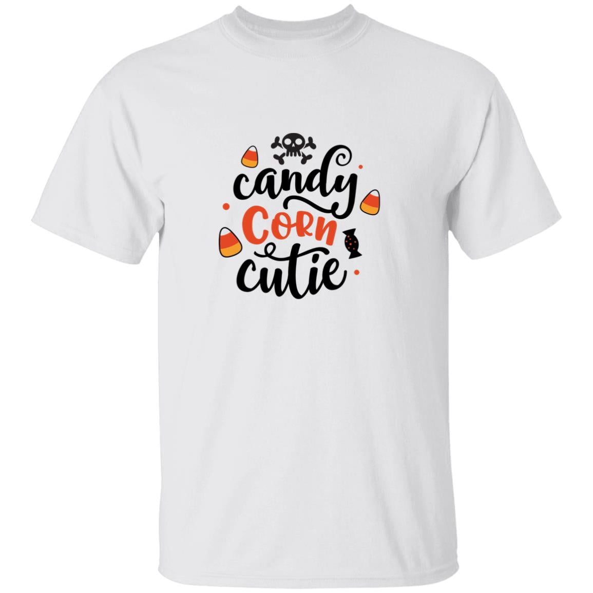 Candy Corn Cutie G500B Youth 5.3 oz 100% Cotton T-Shirt