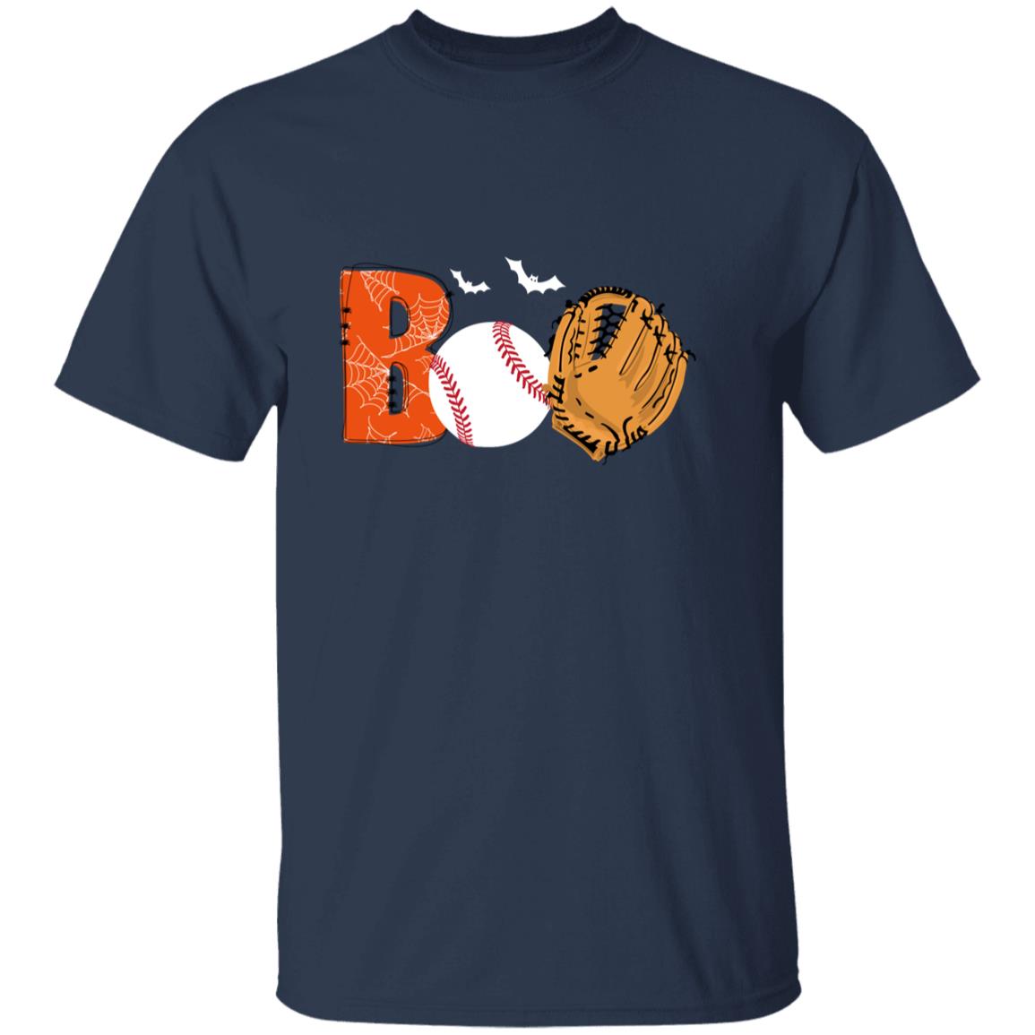 Boo Baseball G500B Youth 5.3 oz 100% Cotton T-Shirt