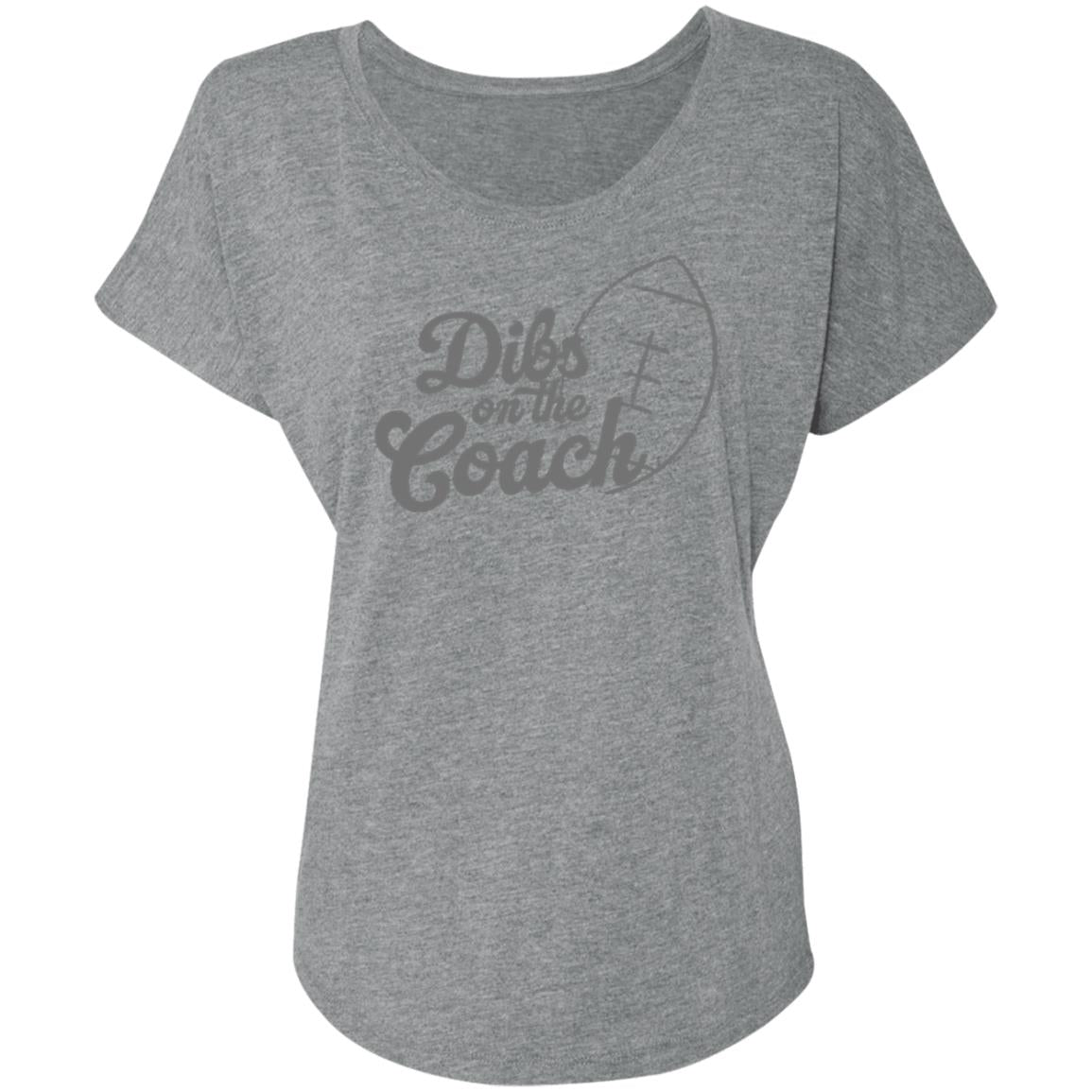 Dibs on the Coach Football NL6760 Ladies' Triblend Dolman Sleeve