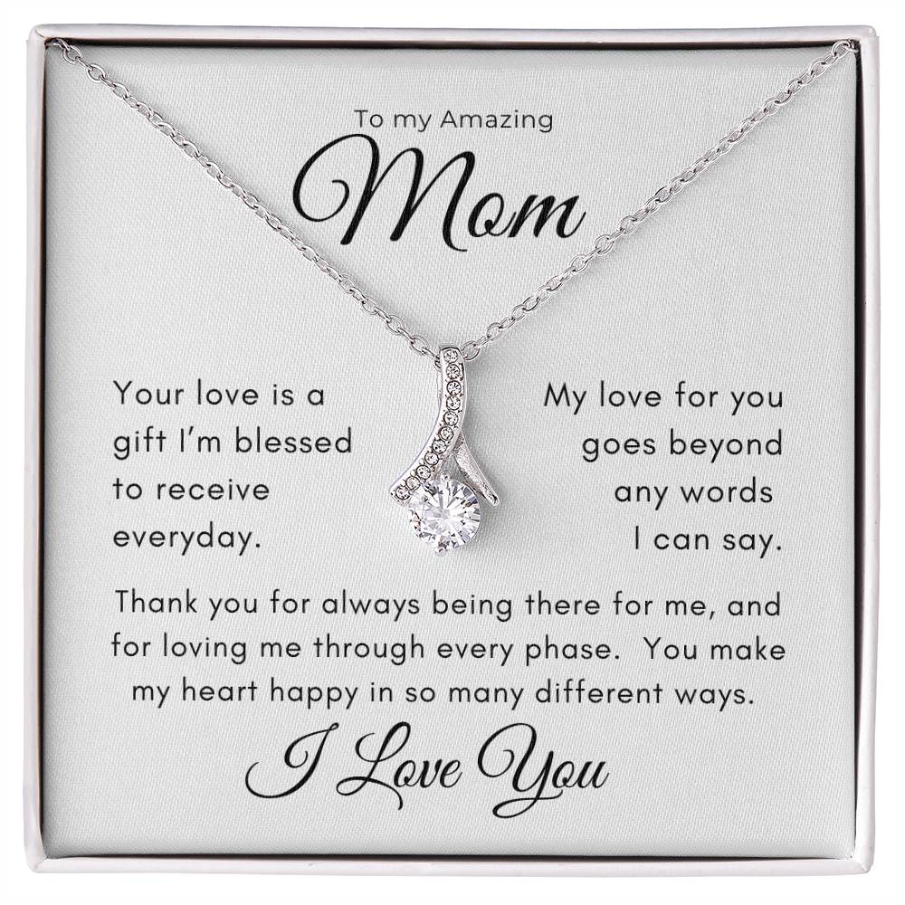 To my Amazing Mom Eternal Hope Pendant