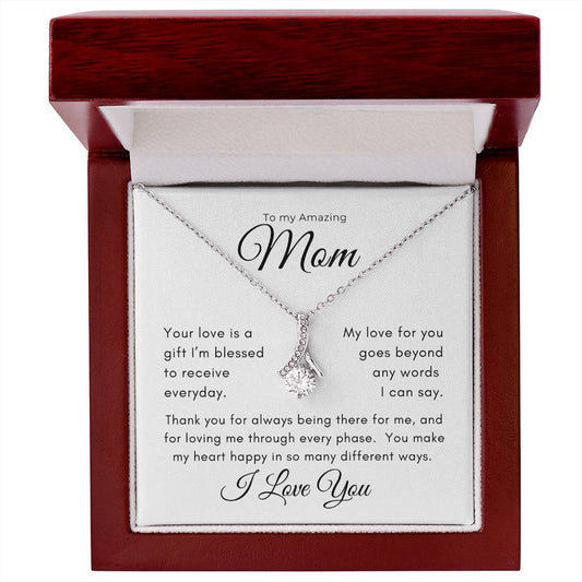 To my Amazing Mom Eternal Hope Pendant