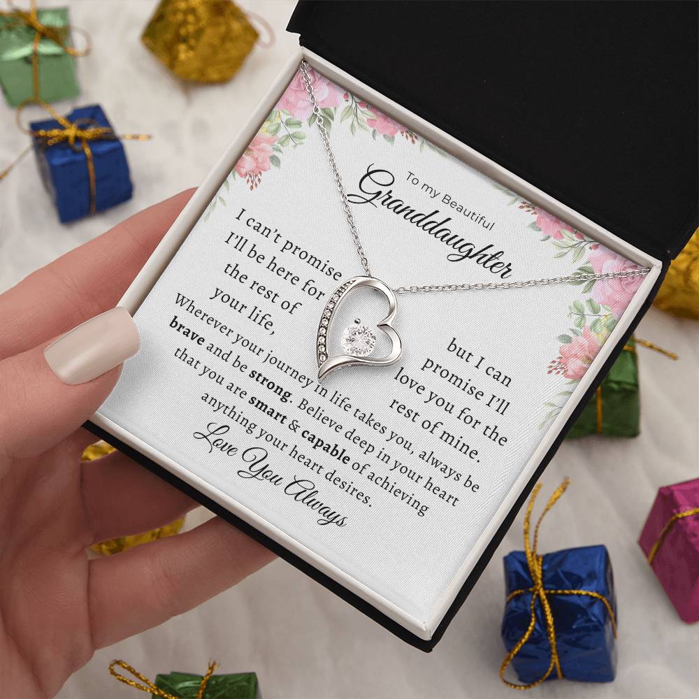 To my Beautiful Granddaughter Forever Love Pendant