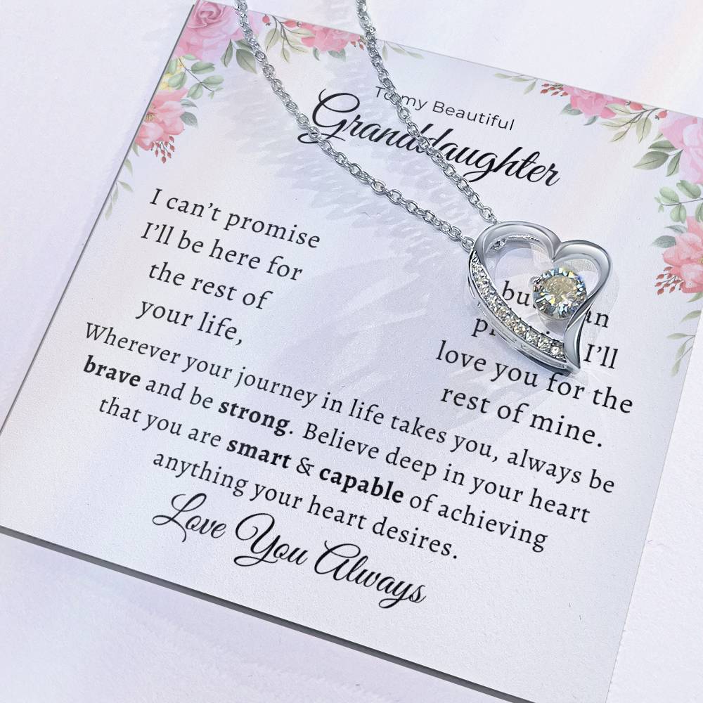 To my Beautiful Granddaughter Forever Love Pendant