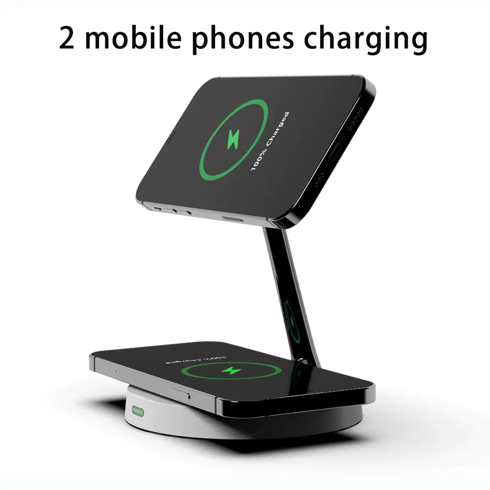 Iphone Magnetic Wireless Charger Station Dock